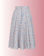 Banned Annie Cherry Check Skirt