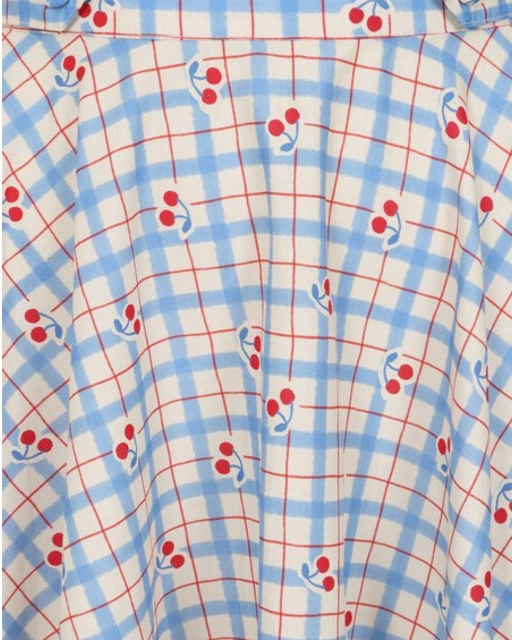 Banned Annie Cherry Check Skirt