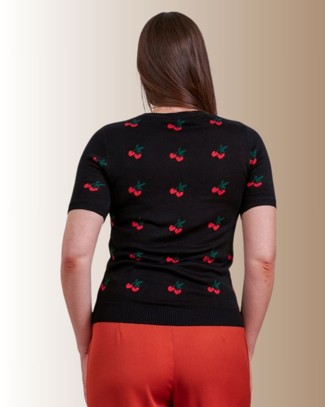 Banned Sonia Fair Isle Cherries Jumper
