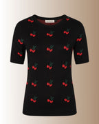 Banned Sonia Fair Isle Cherries Jumper