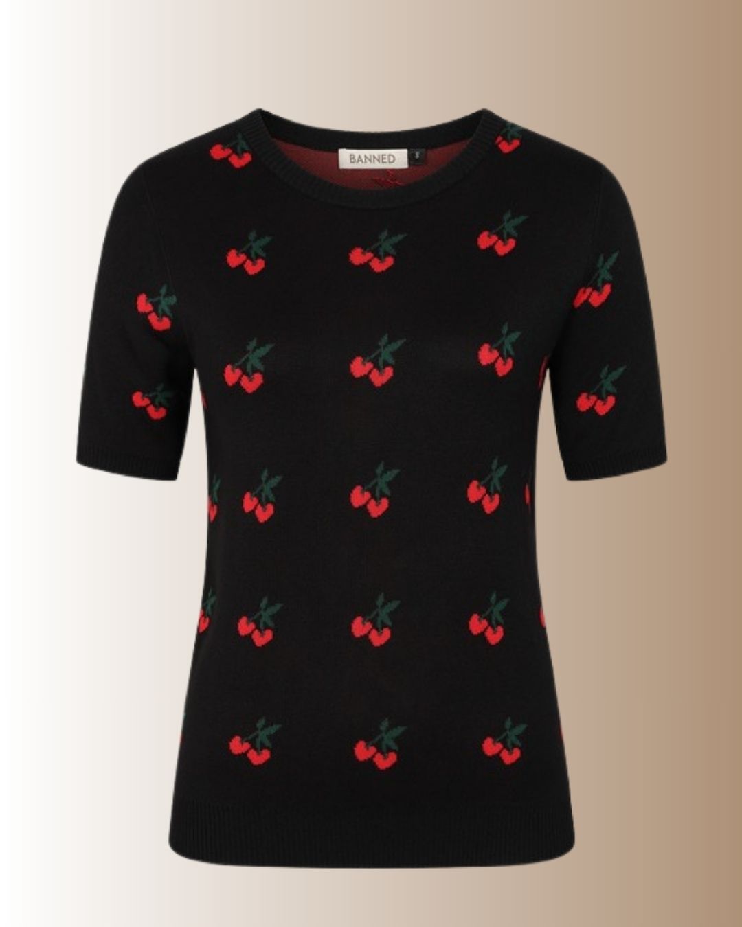 Banned Sonia Fair Isle Cherries Jumper