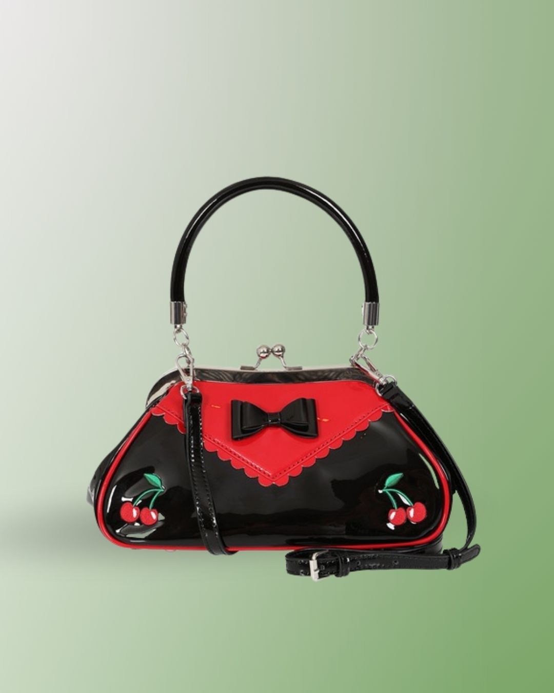 Banned Red/Black BILLIE JEAN HANDBAG
