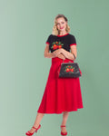 Banned Strawberry Red Swing Skirt