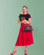 Banned Strawberry Red Swing Skirt