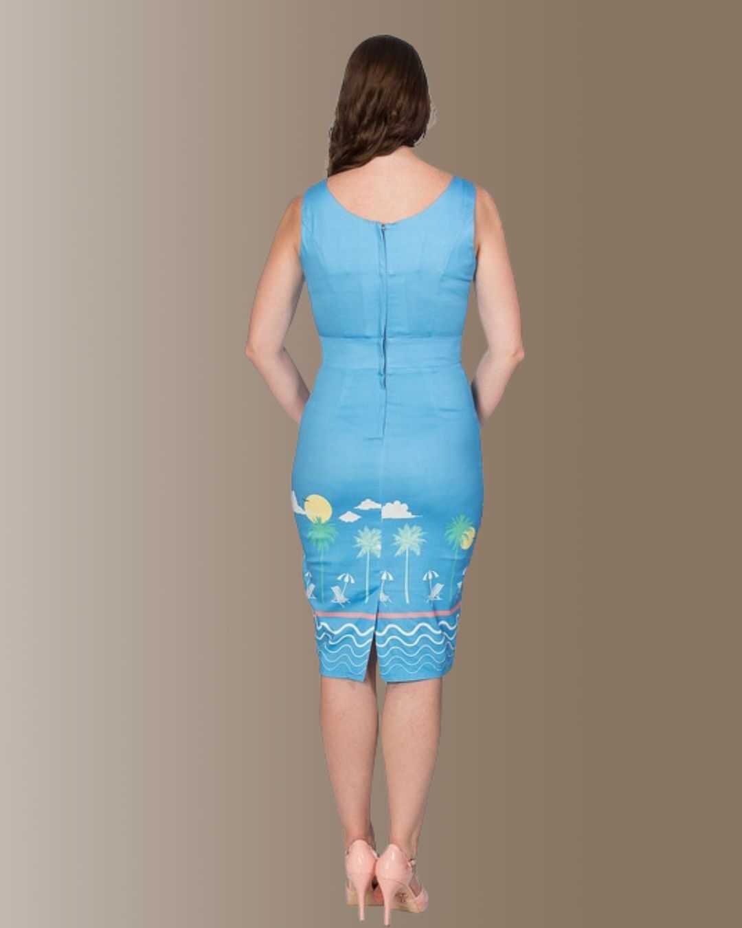 Banned 50s Holiday Wiggle Pencil Dress