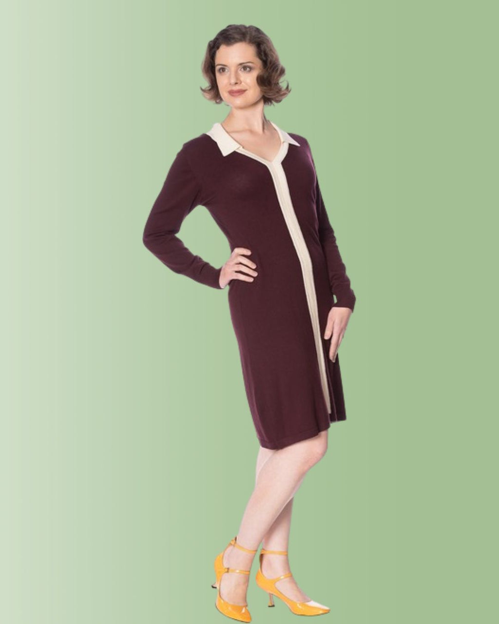 Banned Contrast Jumper Dress