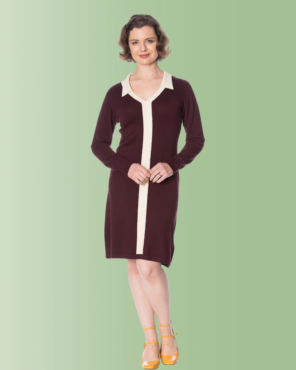 Banned Contrast Jumper Dress