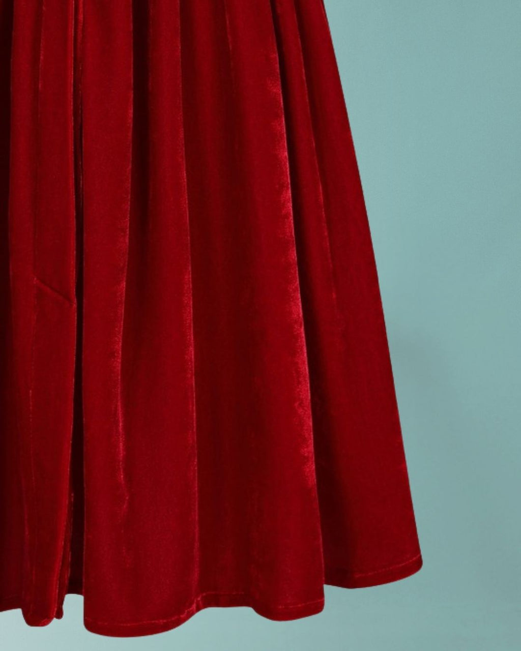 Banned Millie Velvet Swing Skirt