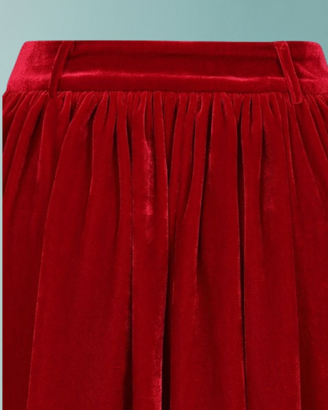 Banned Millie Velvet Swing Skirt