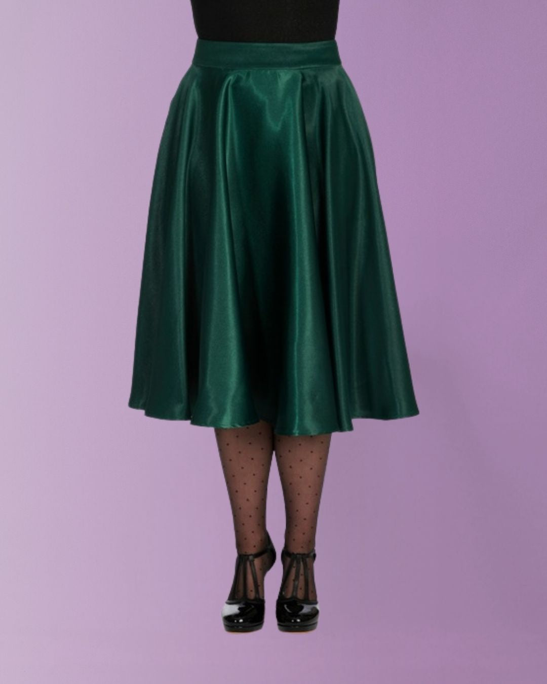 Banned Hazel Satin Sparkle Skirt