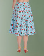 Banned Cherry Cartoon Skirt