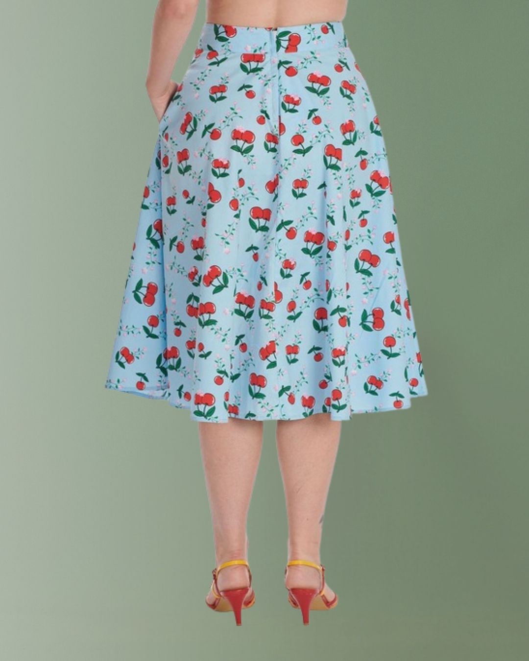 Banned Cherry Cartoon Skirt