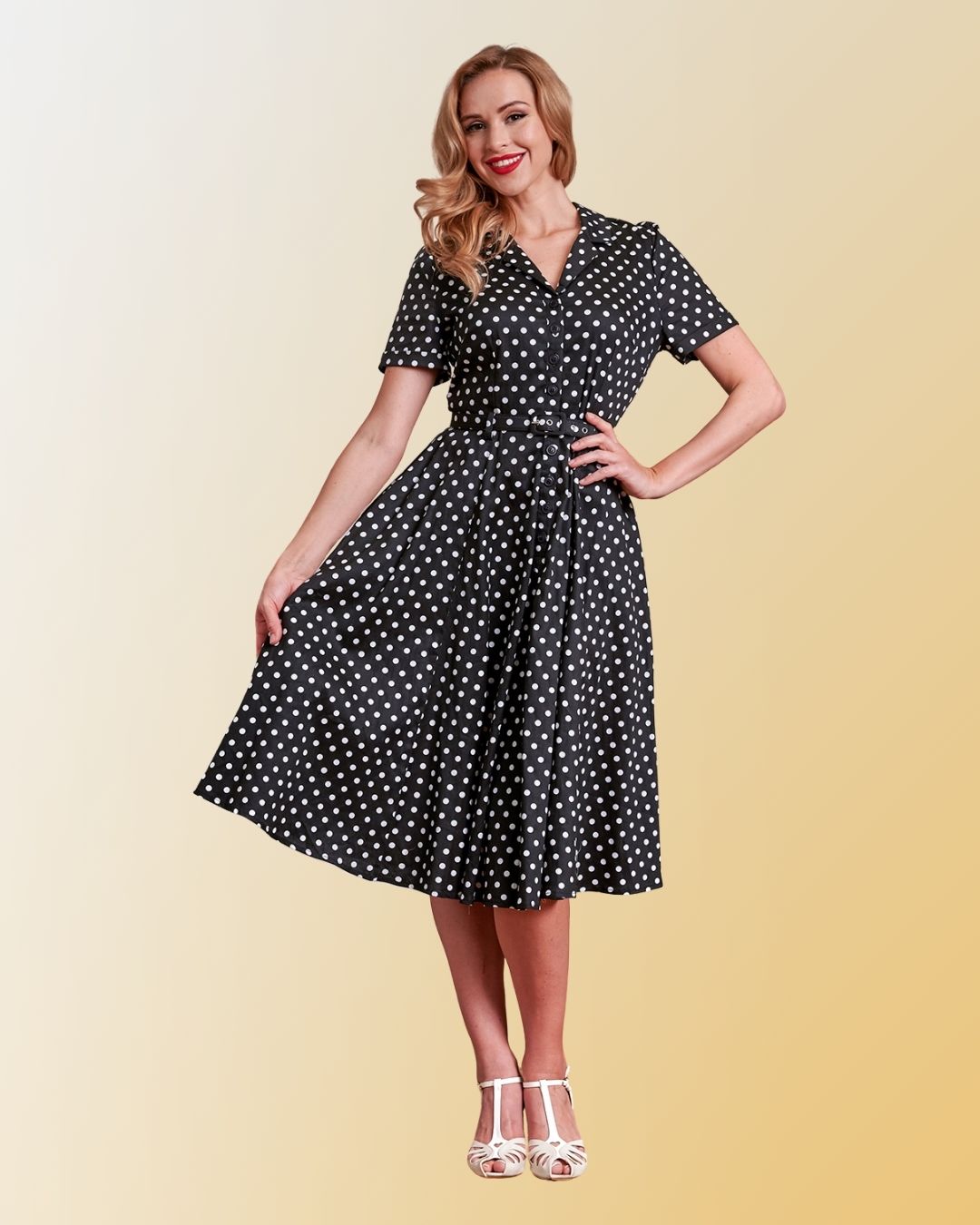 Banned Bella Polka Swing Dress