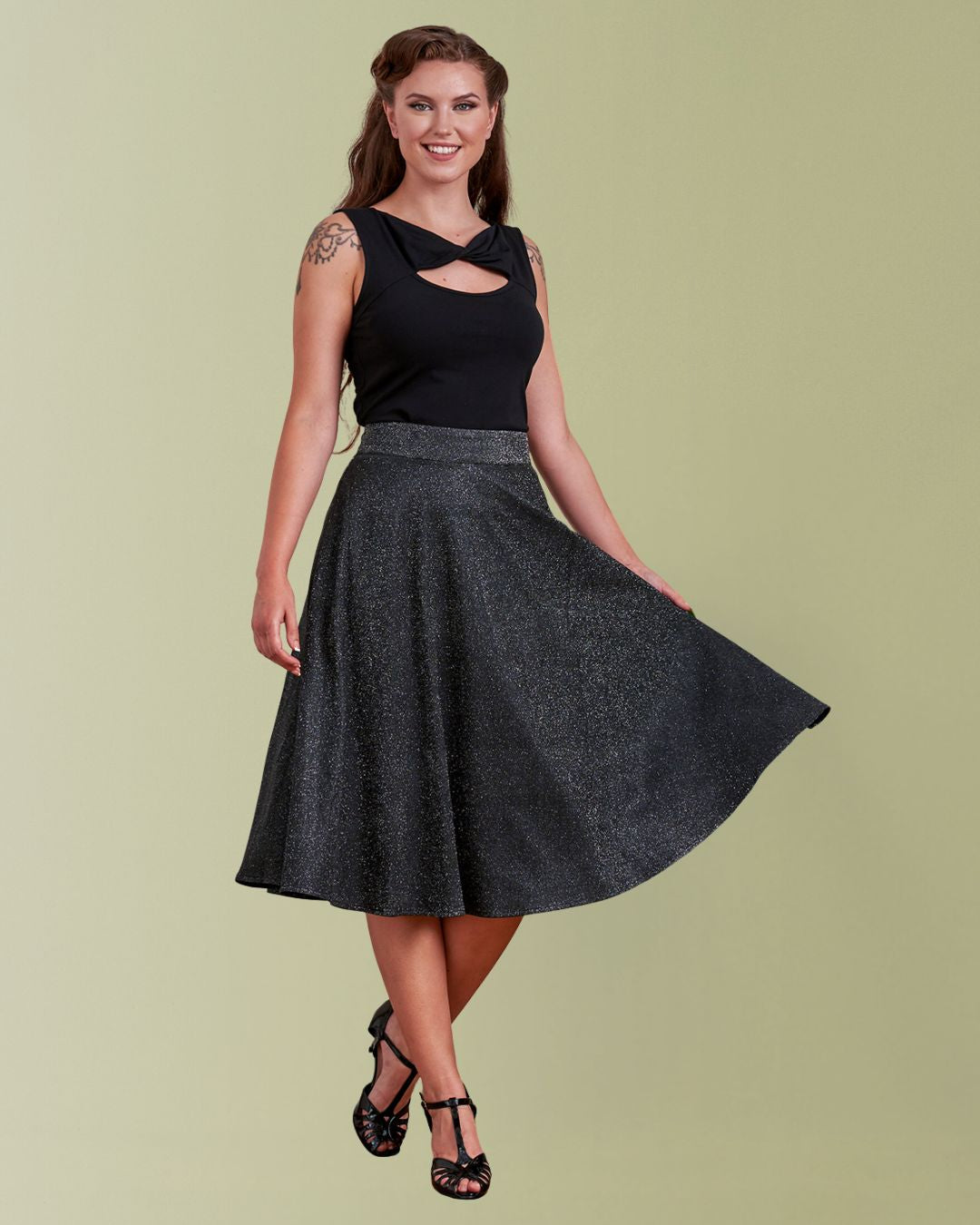 Banned Annie Sparkle Skirt