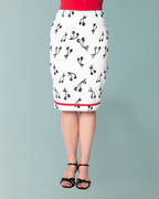 Banned Cherry Pop Pencil Skirt