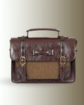 Banned Herringbone Heirloom Satchel Bag