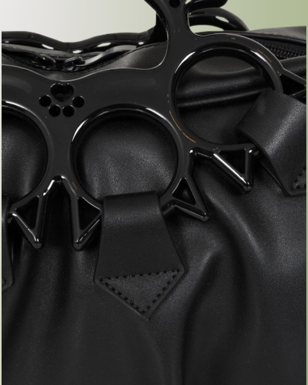 Banned Hex Paws Kitten Knuckle Top Handle Bag