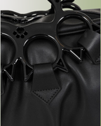 Banned Hex Paws Kitten Knuckle Top Handle Bag