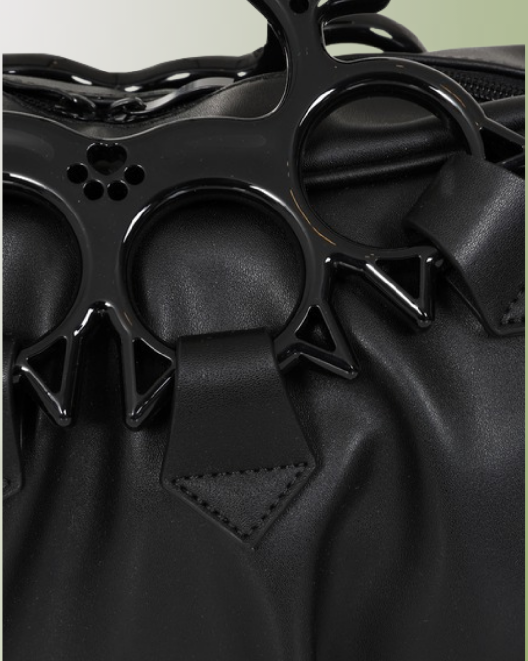 Banned Hex Paws Kitten Knuckle Top Handle Bag