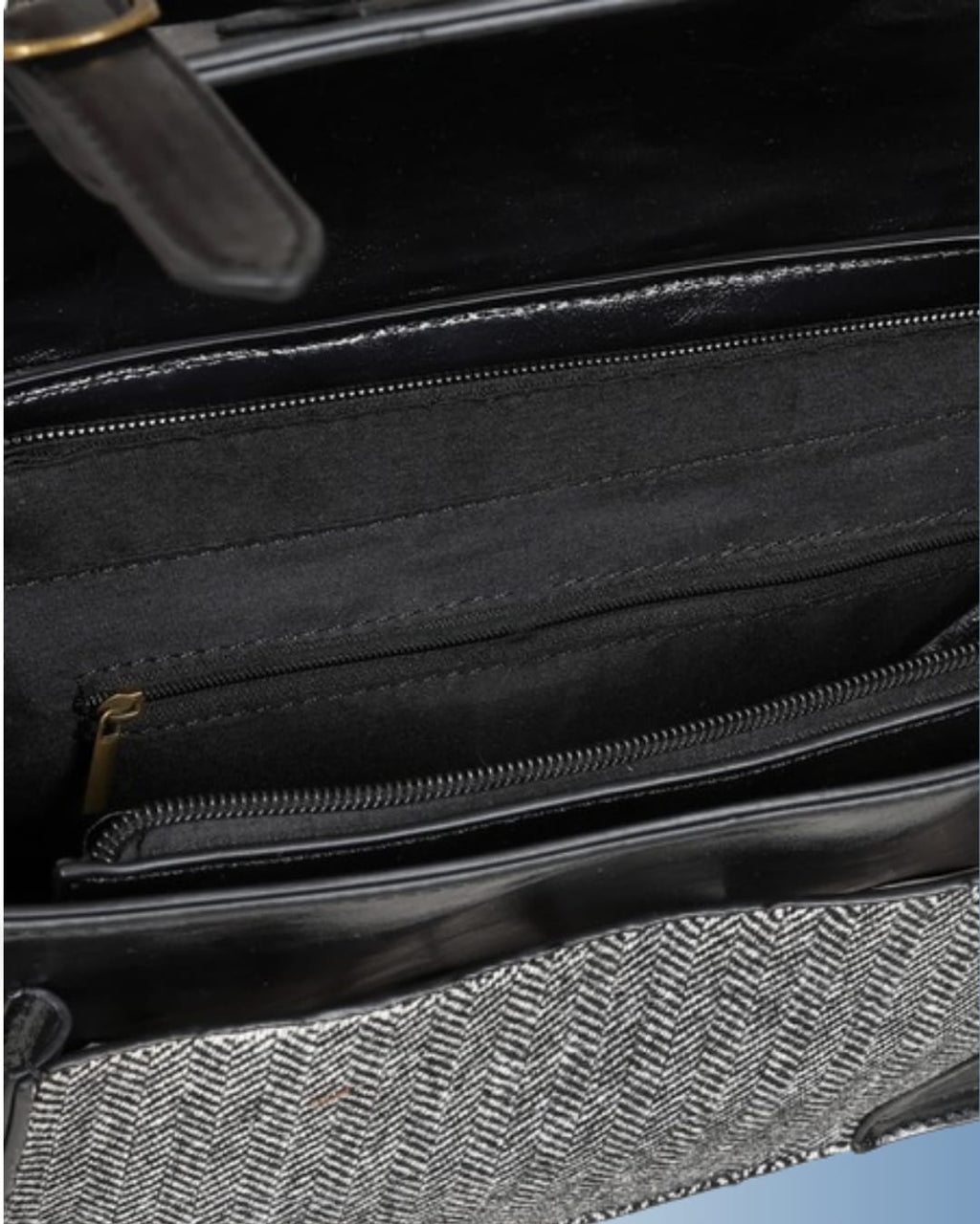 Banned Herringbone Heirloom Satchel Bag