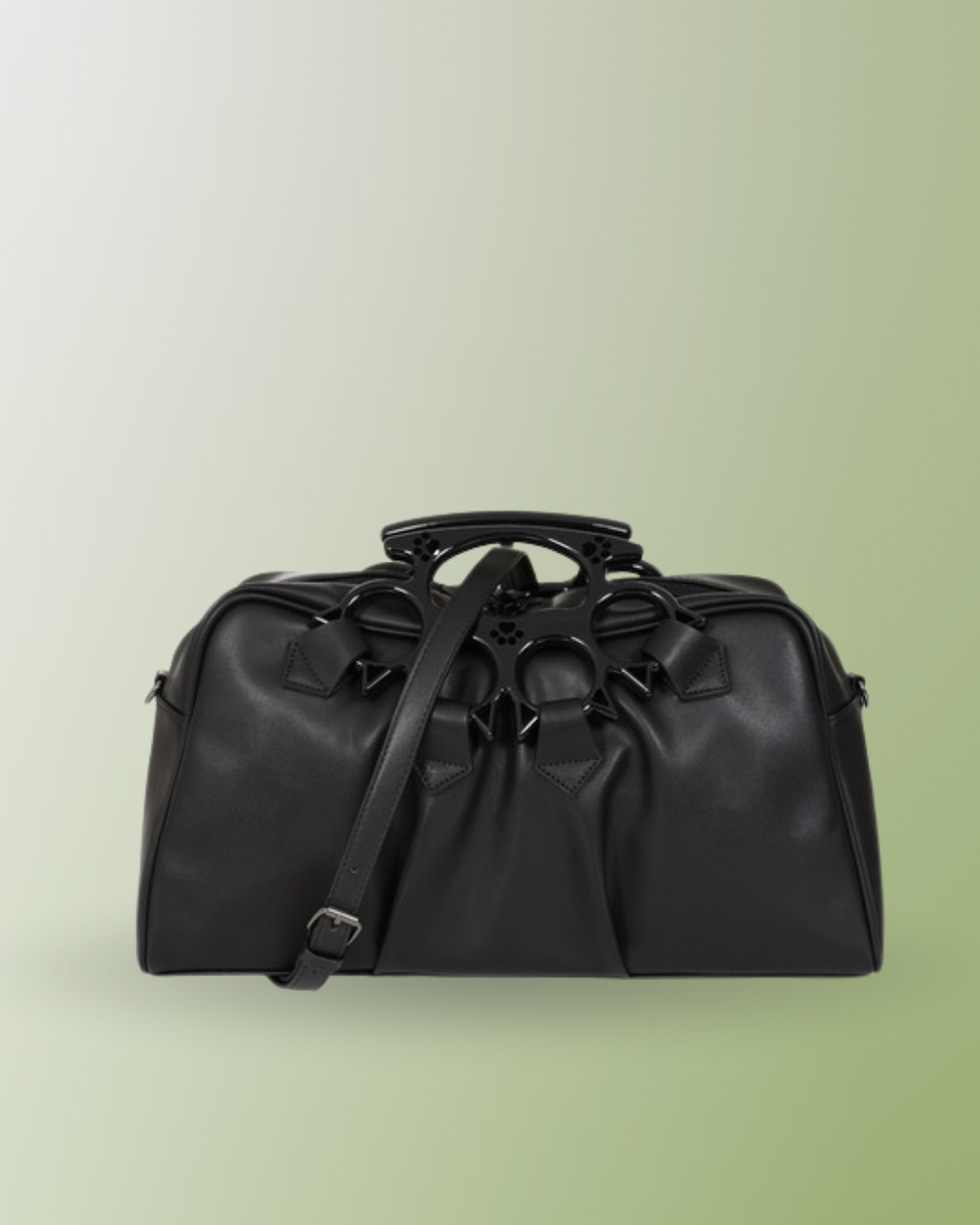 Banned Hex Paws Kitten Knuckle Top Handle Bag