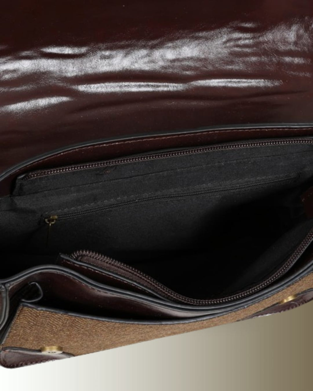 Banned Herringbone Heirloom Satchel Bag