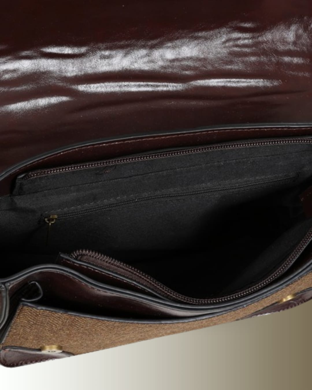 Banned Herringbone Heirloom Satchel Bag