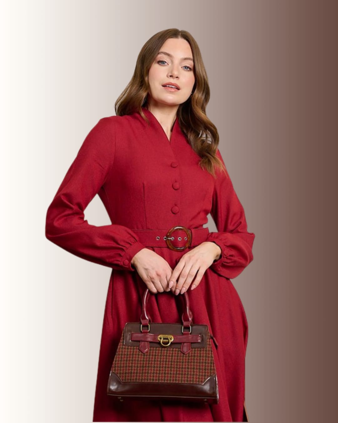 Banned Darling Belle Check Tote Bag