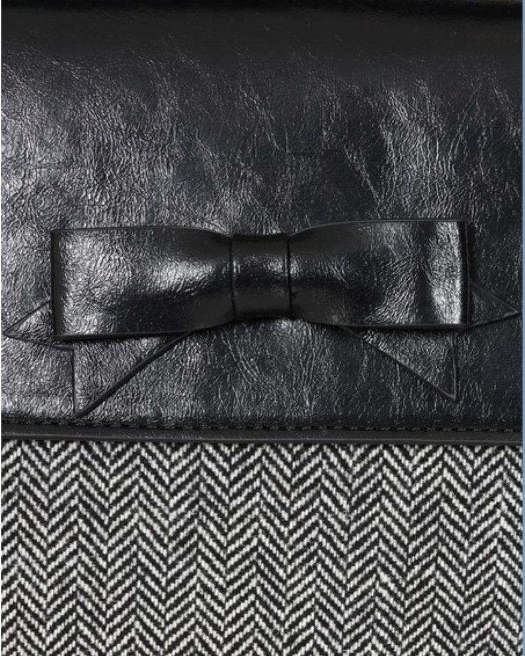 Banned Herringbone Heirloom Satchel Bag