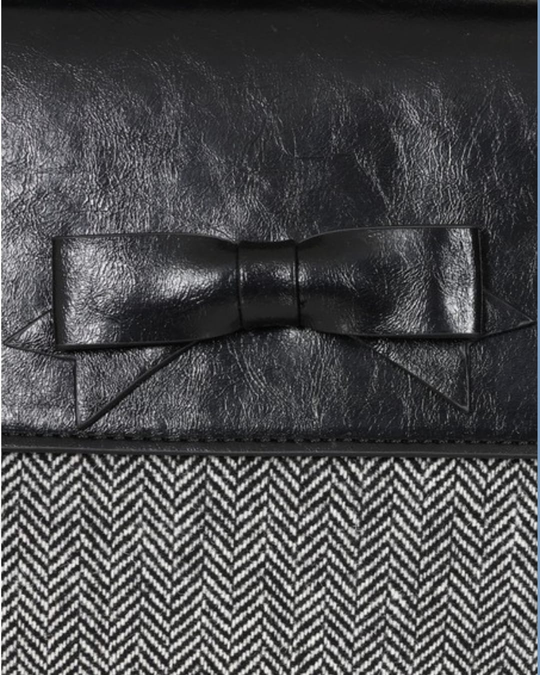 Banned Herringbone Heirloom Satchel Bag