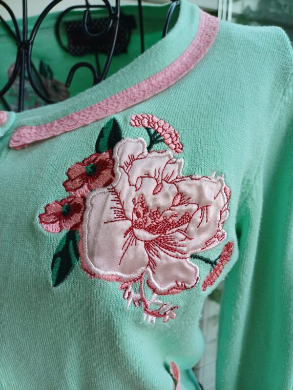 Voodoo Vixen Mint Rose Vestje 🌸