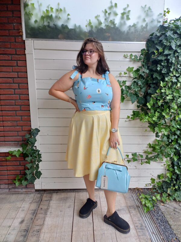 Hell Bunny Joy Mid Skirt 💛