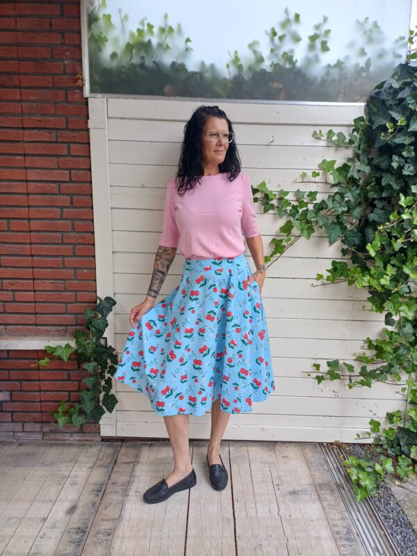 Banned Cherry Cartoon Skirt 🍒